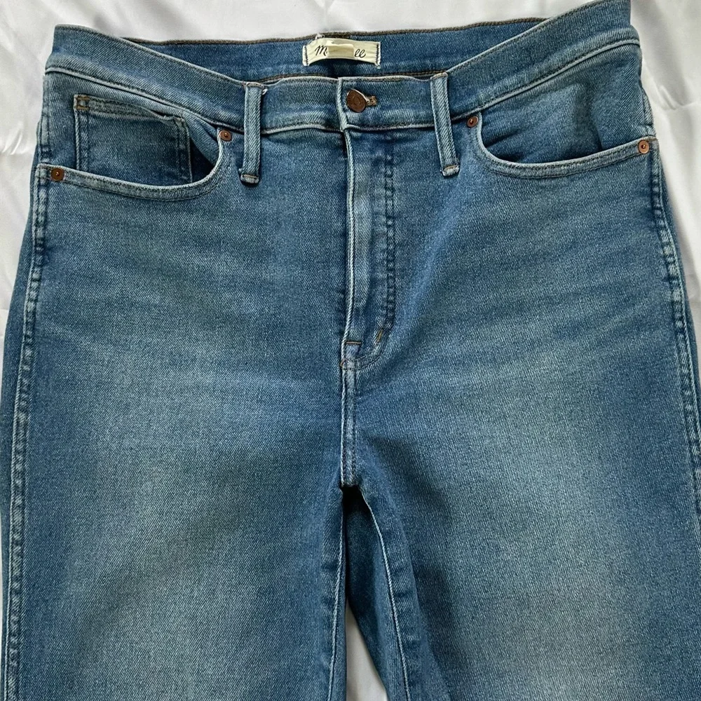 Madewell High Rise Stovepipe Crop Jeans Ditmas Wash Women’s 32